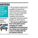 स्टेंटिंग प्रक्रियेनंतर लष्करी डॉक्टरांनी 4 जणांना दुर्मिळ हृदयाच्या संसर्गापासून वाचवले. पुणे बातम्या