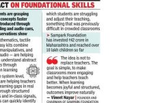 सरकारी शाळांमधील एआय टूल्स विद्यार्थ्यांना शिकण्यात, मूलभूत गणितांमध्ये मदत करतात पुणे बातम्या