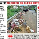 फॉरेस्ट पॅच डंपिंग ग्राउंड बनवतात, पर्यावरण आणि आगीची चिंता वाढवतात. पुणे बातम्या