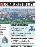 PCMC ने 24 गृहनिर्माण सोसायट्यांना गैर-कार्यरत STPs वर पाणीपुरवठा खंडित केला, इतर 16 नाल्यांमध्ये प्रक्रिया न केलेले सांडपाणी सोडल्याबद्दल दंड. पुणे बातम्या