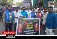 नसरापूर येथील चिमुरडीवर झालेल्या अत्याचाराच्या निषेधार्थ स्वारगेटवर ‘रास्ता रोको’; आरोपीला फाशी देण्याची मागणी