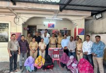 बाजारपेठेत गर्दीचा फायदा घेऊन मंगळसूत्र व रोख रक्कम चोऱ्या करणाऱ्या मध्य प्रदेशातील ६ महिलांच्या आंतरराज्यीय टोळीला जेरबंद