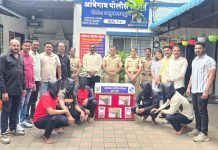 आंबेगाव पोलीस स्टेशनची धडक कारवाई: गोळीबार करणाऱ्या रेकॉर्डवरील पाच गुन्हेगार जेरबंद; तीन गावठी पिस्टल व चार जिवंत काडतुसे हस्तगत