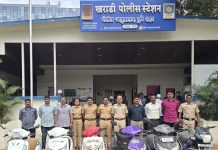 खराडी पोलिसांची धडक कारवाई: वाहन चोरीचे ५ गुन्हे उघड; सराईत आरोपी अटकेत